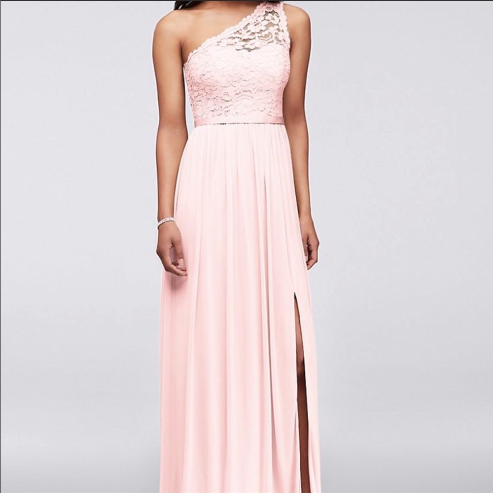 David’s Bridal Bridesmaid Dress, Petal Pink